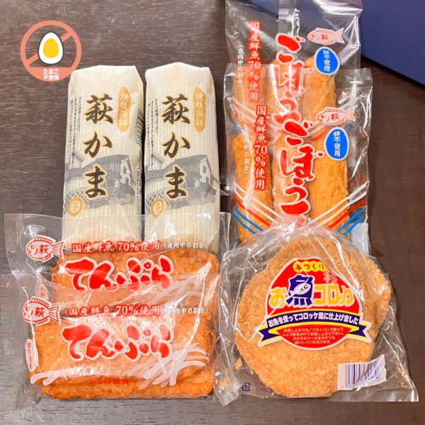 画像1: 蒲鉾・天ぷら （萩地魚）詰合せ【化粧箱入】 (1)